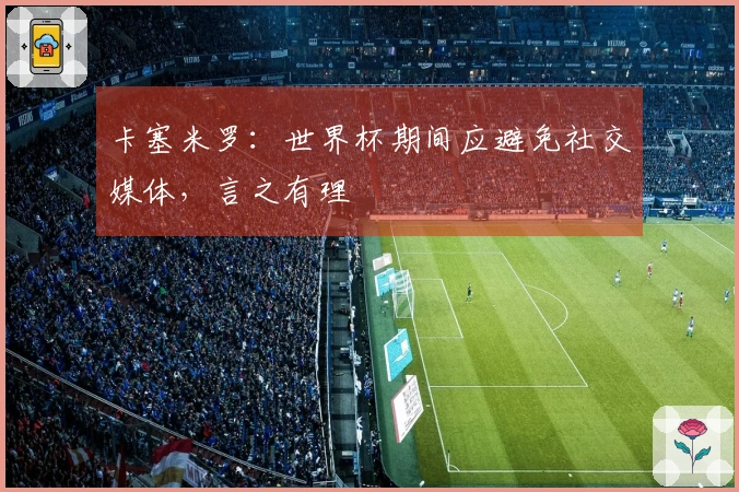 卡塞米罗：世界杯期间应避免社交媒体，言之有理